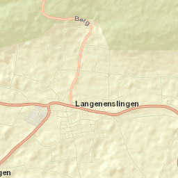 Langenenslingen Street Map