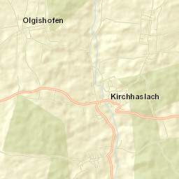 Kirchhaslach Street Map
