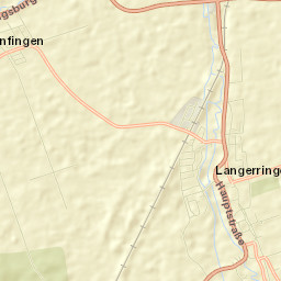 Langerringen Street Map