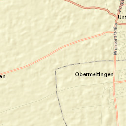 Untermeitingen Street Map