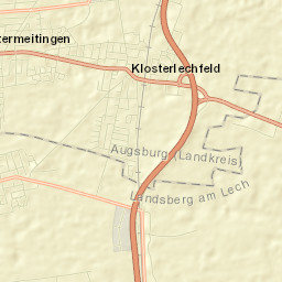 Klosterlechfeld Street Map