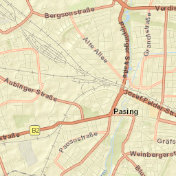 Pasing Street Map