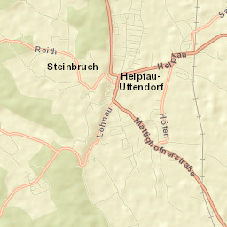 Uttendorf Street Map