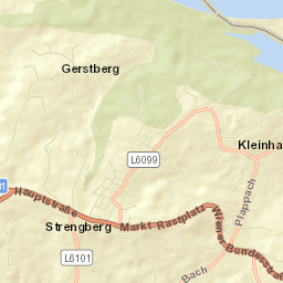 Strengberg Street Map
