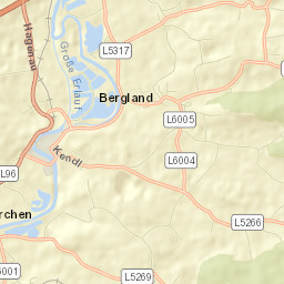 Bergland Street Map