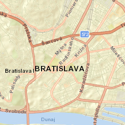 Okres Bratislava I Street Map