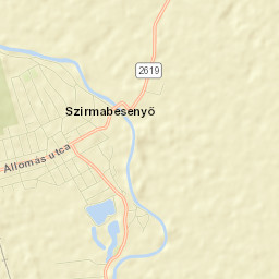 Szirmabesenyő Street Map