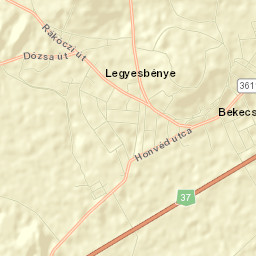 Szerencsi Járás Street Map