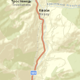Kvasy Street Map