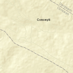 Comuna Conceşti Street Map
