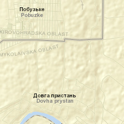 Pobugskoye Street Map