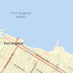 Port Angeles Street Map