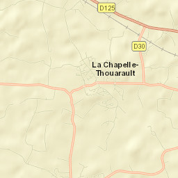 La Chapelle-Thouarault Street Map