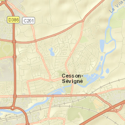 Cesson-Sévigné Street Map