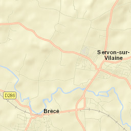Servon-sur-Vilaine Street Map
