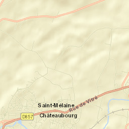 Châteaubourg Street Map
