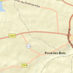 Pocé-les-Bois Street Map