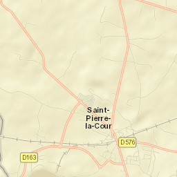 Saint-Pierre-la-Cour Street Map