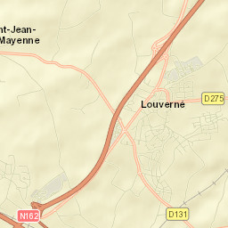 Louverné Street Map