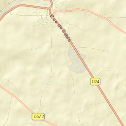 Montsûrs Street Map