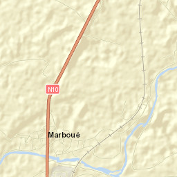 Marboué Street Map