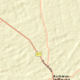 Aschères-le-Marché Street Map