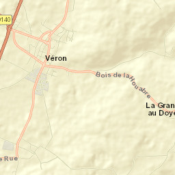 Véron Street Map