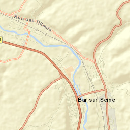 Bar-sur-Seine Street Map