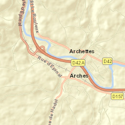 Arches Street Map