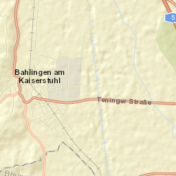 Bahlingen Street Map