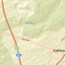 Deißlingen Street Map