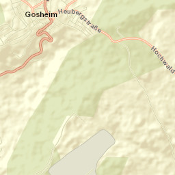 Gosheim Street Map