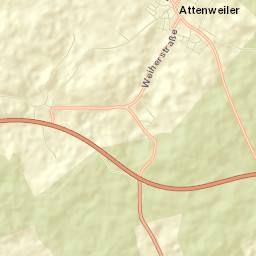 Attenweiler Street Map