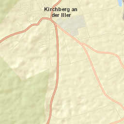 Kirchberg an der Iller Street Map