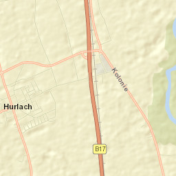 Hurlach Street Map