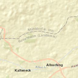 Albaching Street Map