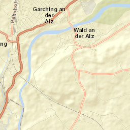 Garching an der Alz Street Map