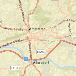 Amstetten Street Map