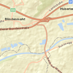 Blindenmarkt Street Map