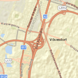 Vösendorf Street Map