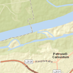 Petronell-Carnuntum Street Map