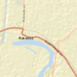 Rakamaz Street Map