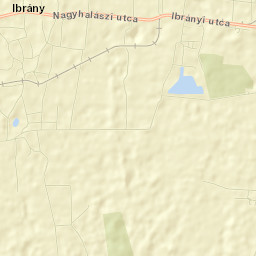 Ibrány Street Map