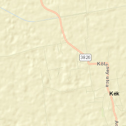 Kék Street Map