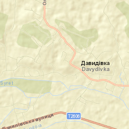 Davydivka Street Map