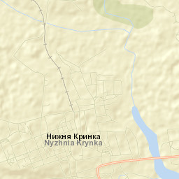 Nyzhnya Krynka Street Map