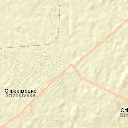 Stizhkivs’ke Street Map