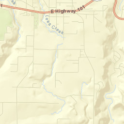 Port Angeles East Street Map