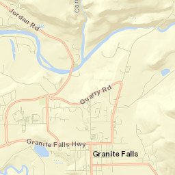 Granite Falls Street Map