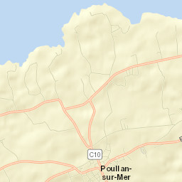 Poullan-sur-Mer Street Map